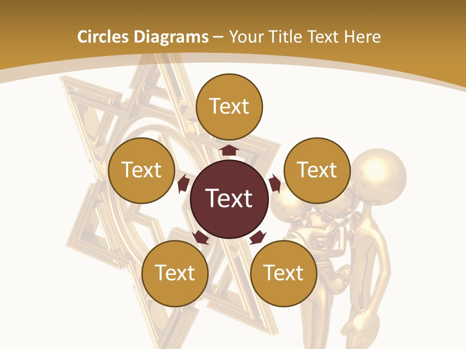 Communication Toon Judaism PowerPoint Template