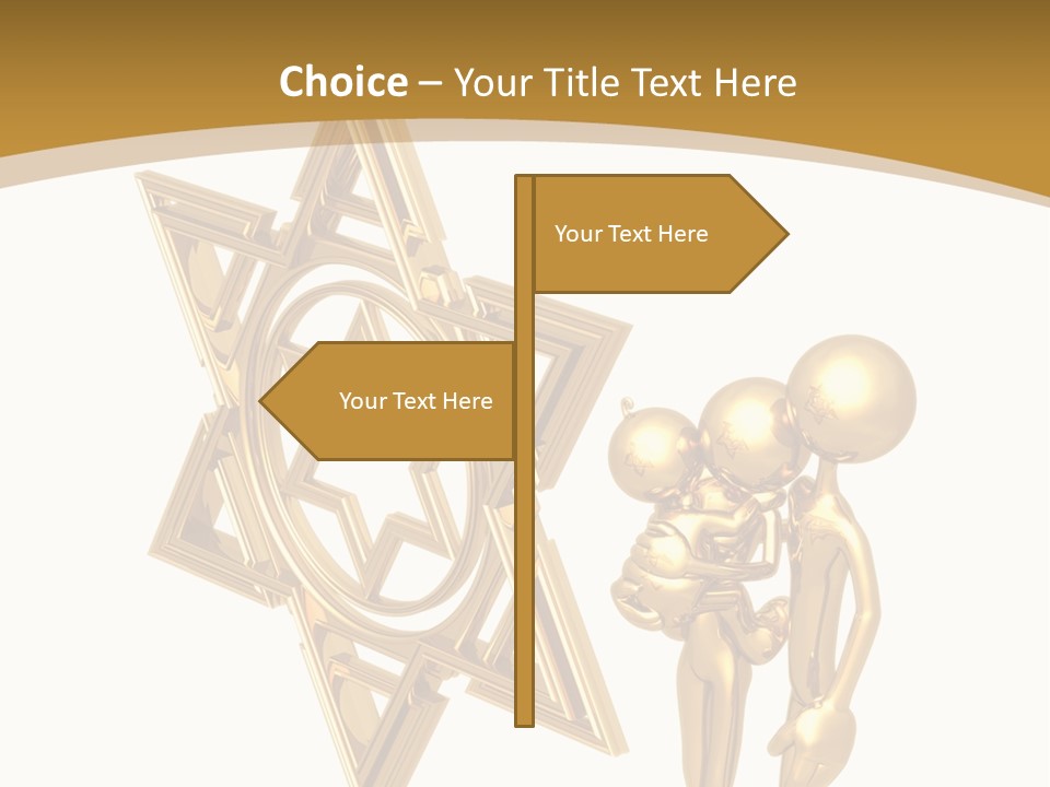 Communication Toon Judaism PowerPoint Template