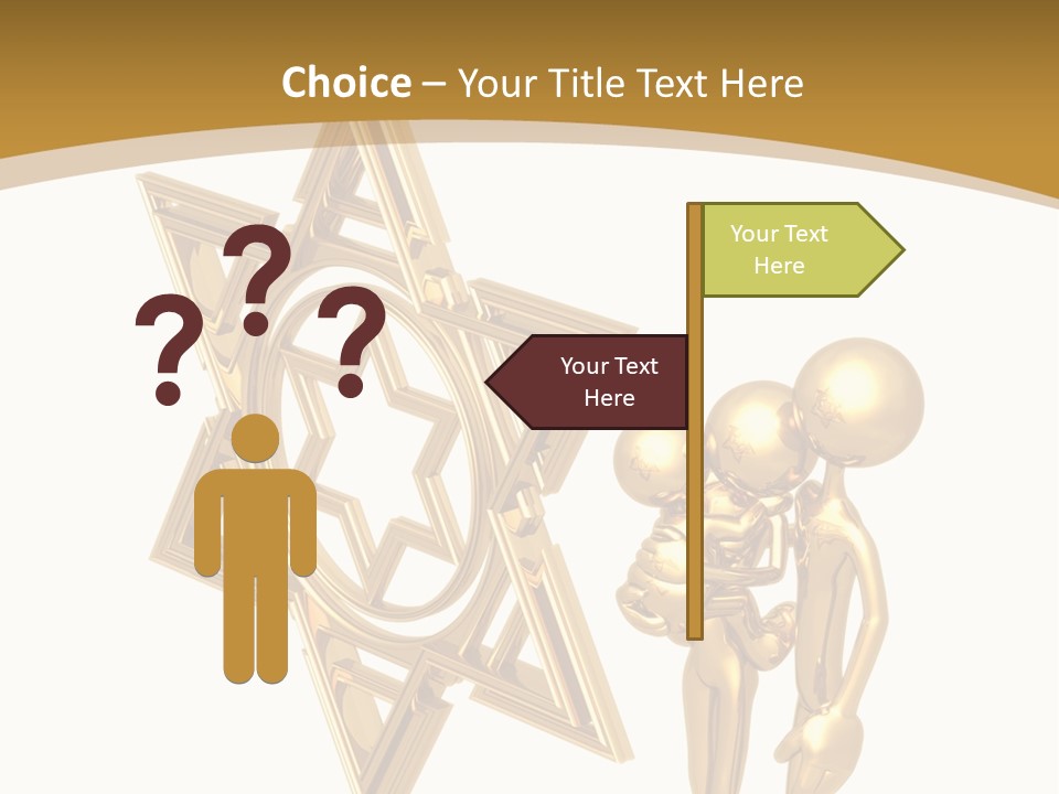 Communication Toon Judaism PowerPoint Template