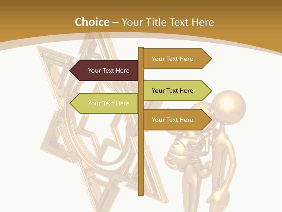 Communication Toon Judaism PowerPoint Template