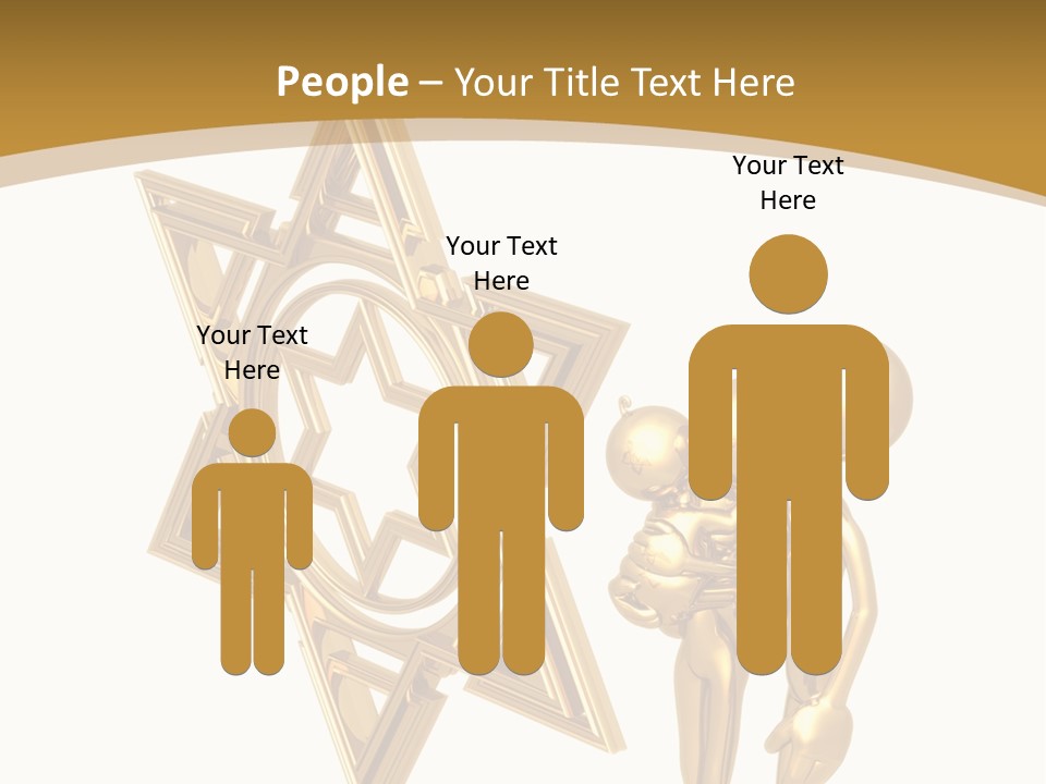 Communication Toon Judaism PowerPoint Template