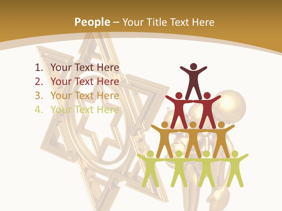 Communication Toon Judaism PowerPoint Template
