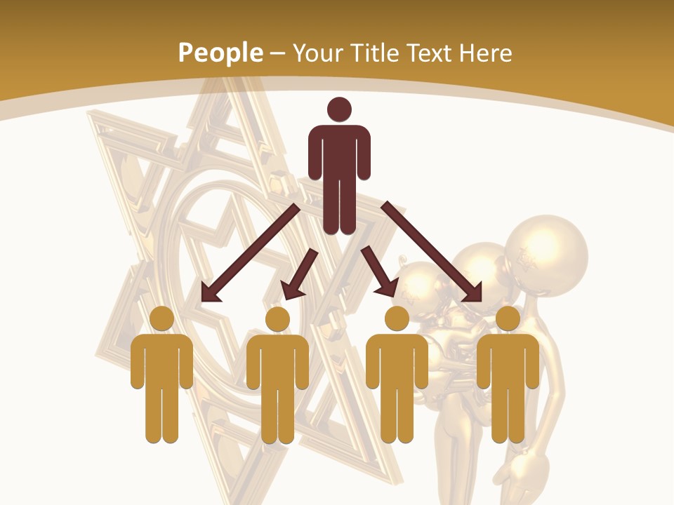 Communication Toon Judaism PowerPoint Template