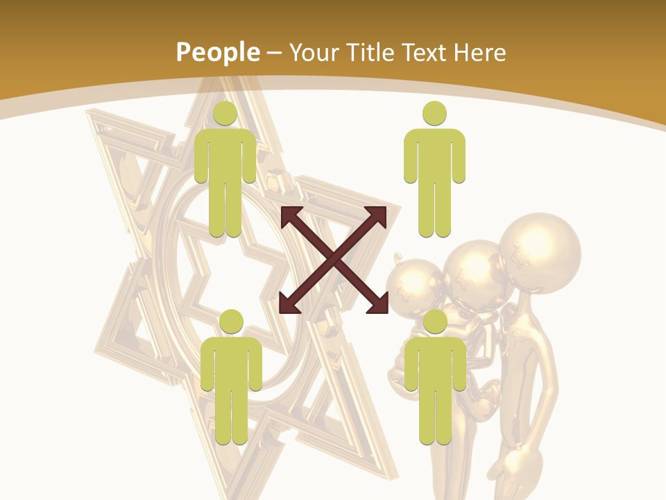 Communication Toon Judaism PowerPoint Template