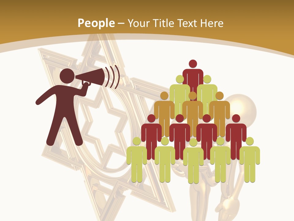 Communication Toon Judaism PowerPoint Template