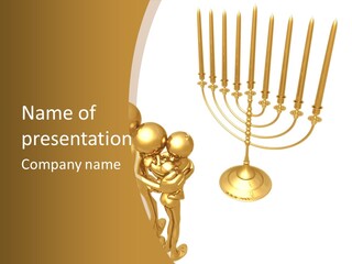 Spirituality Judaic Family PowerPoint Template