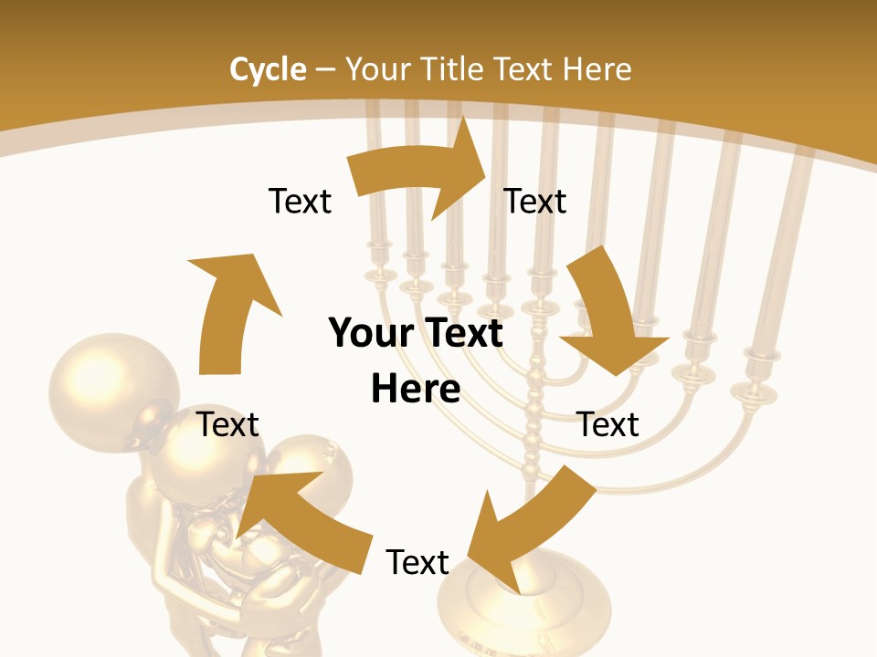 Spirituality Judaic Family PowerPoint Template