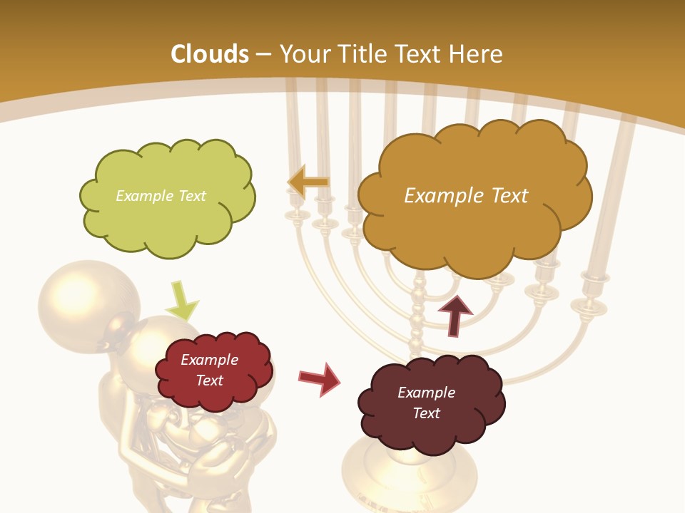Spirituality Judaic Family PowerPoint Template