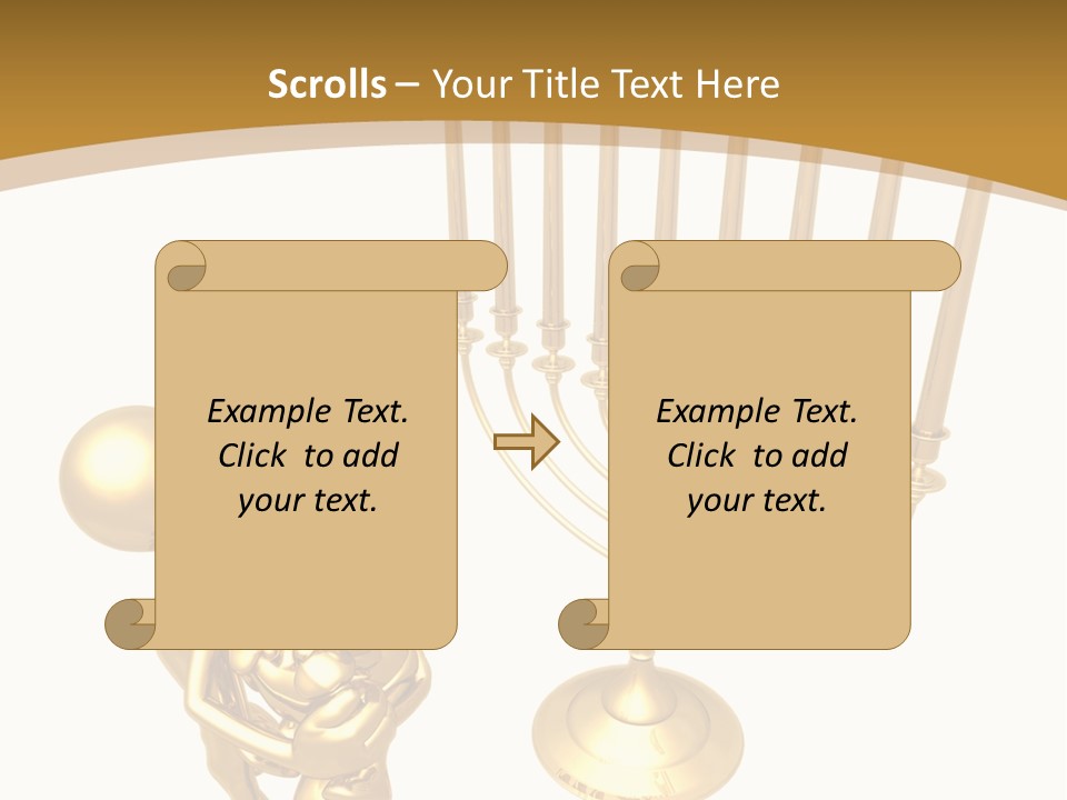 Spirituality Judaic Family PowerPoint Template