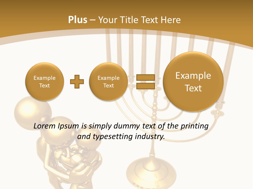 Spirituality Judaic Family PowerPoint Template