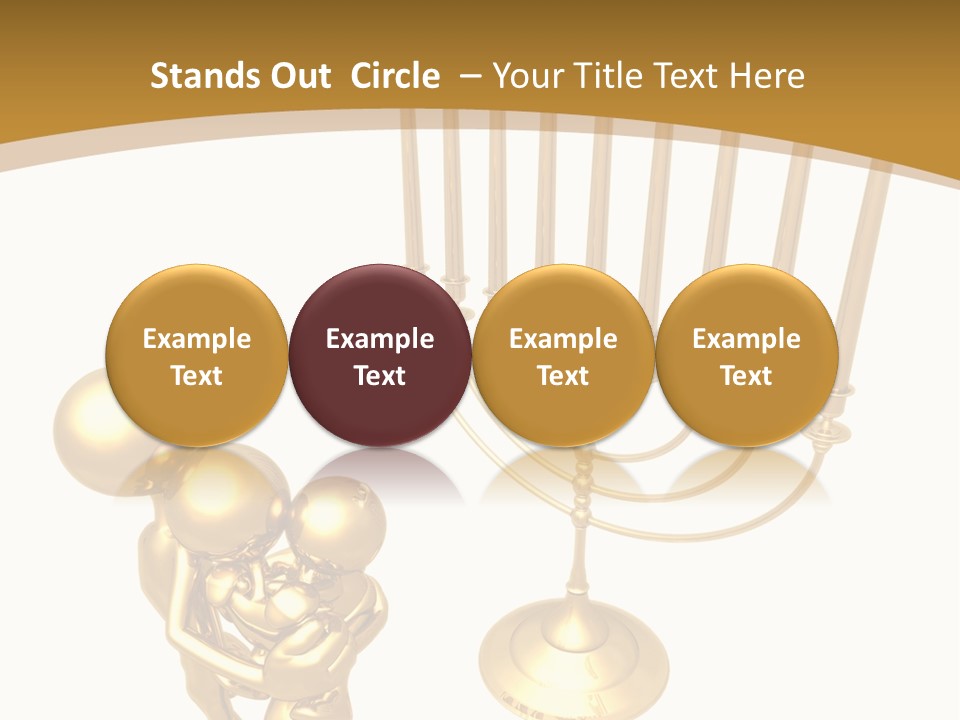 Spirituality Judaic Family PowerPoint Template