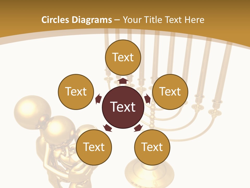 Spirituality Judaic Family PowerPoint Template