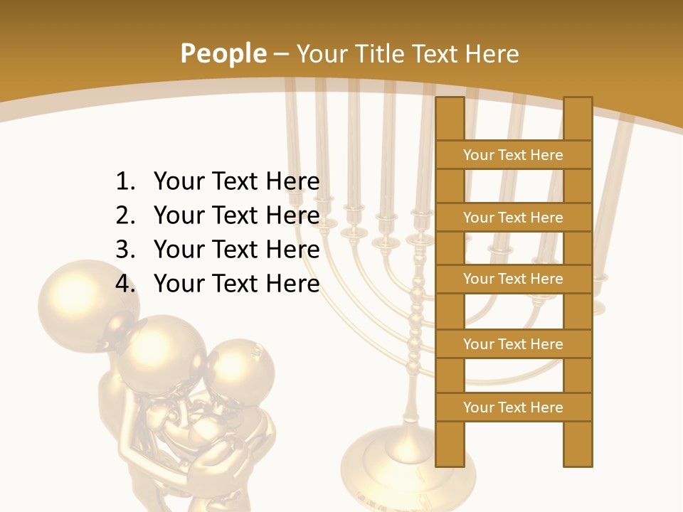 Spirituality Judaic Family PowerPoint Template