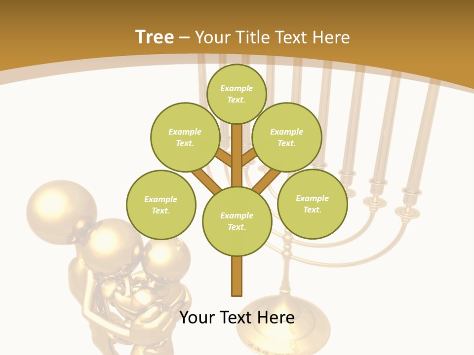 Spirituality Judaic Family PowerPoint Template