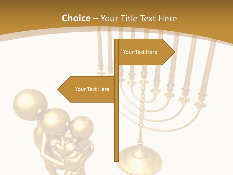 Spirituality Judaic Family PowerPoint Template