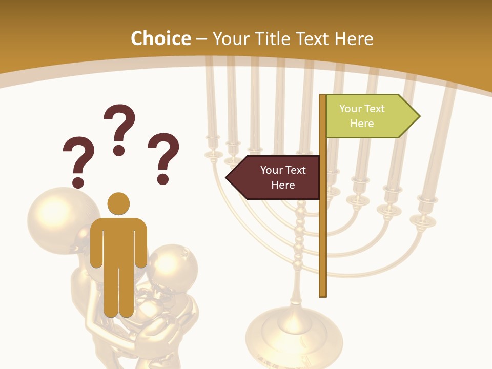 Spirituality Judaic Family PowerPoint Template