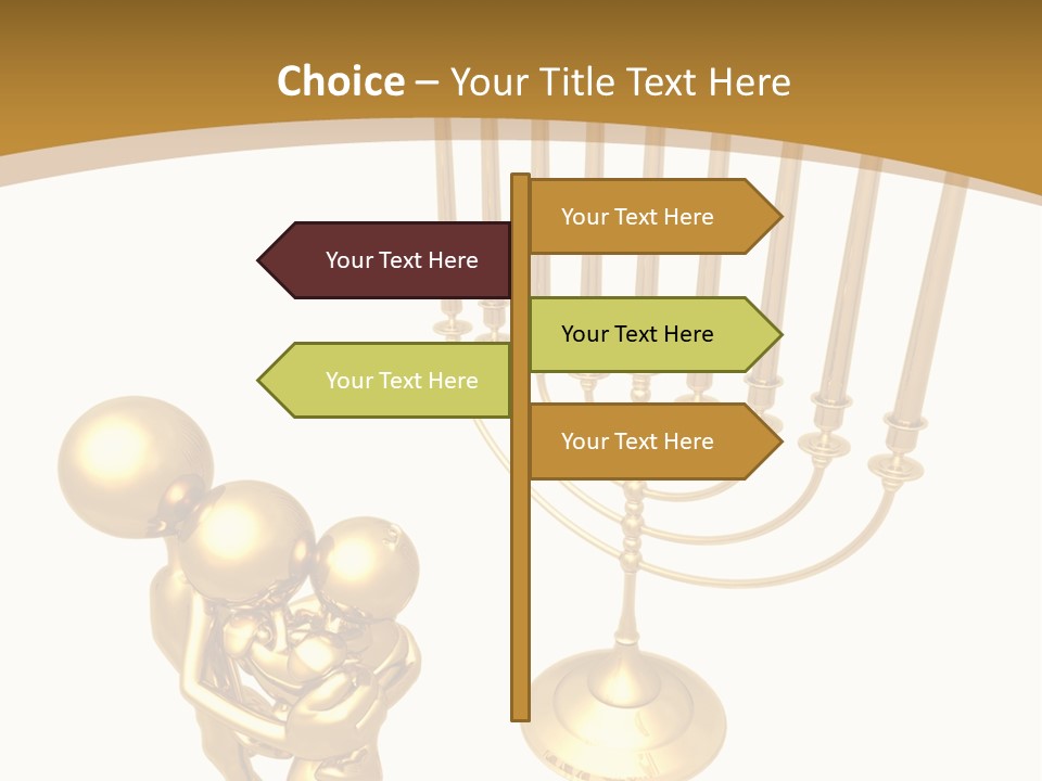 Spirituality Judaic Family PowerPoint Template