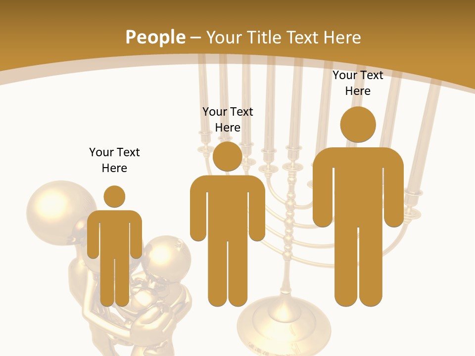 Spirituality Judaic Family PowerPoint Template