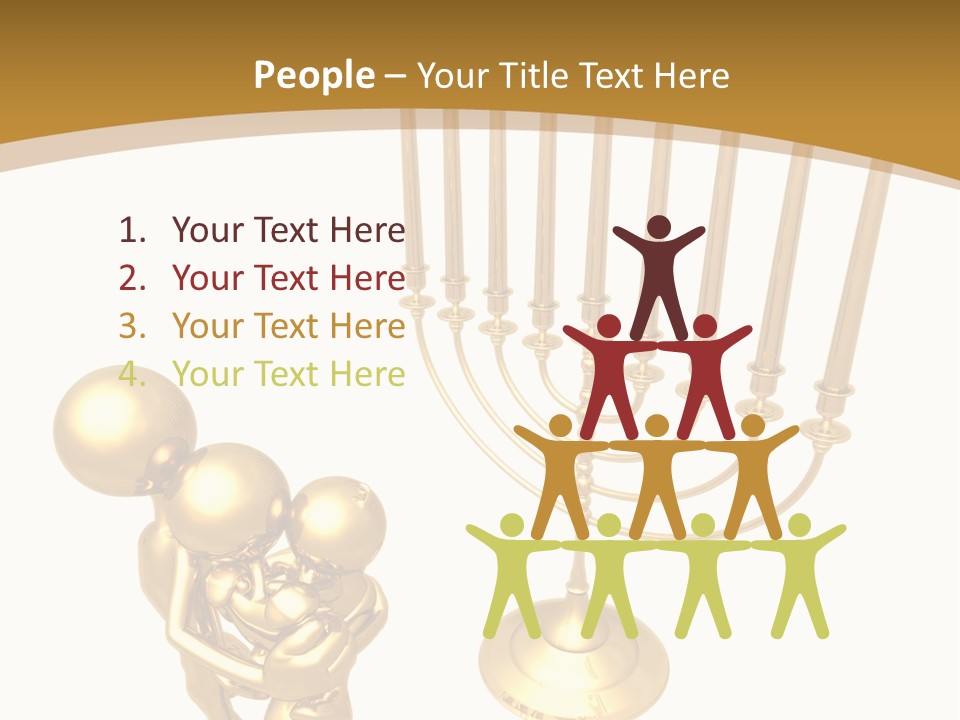 Spirituality Judaic Family PowerPoint Template