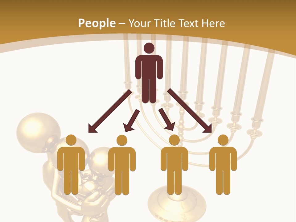 Spirituality Judaic Family PowerPoint Template