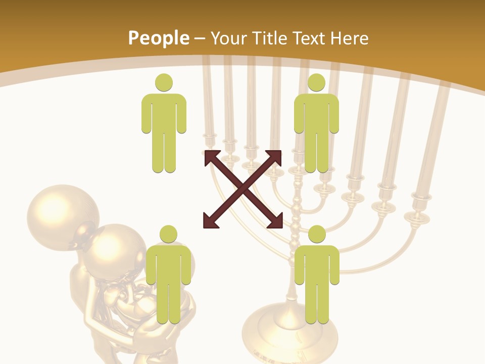 Spirituality Judaic Family PowerPoint Template
