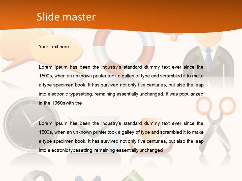 Vector Protection Colorful PowerPoint Template