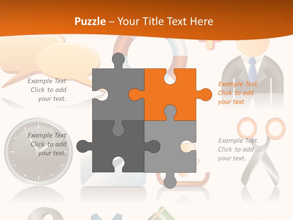 Vector Protection Colorful PowerPoint Template