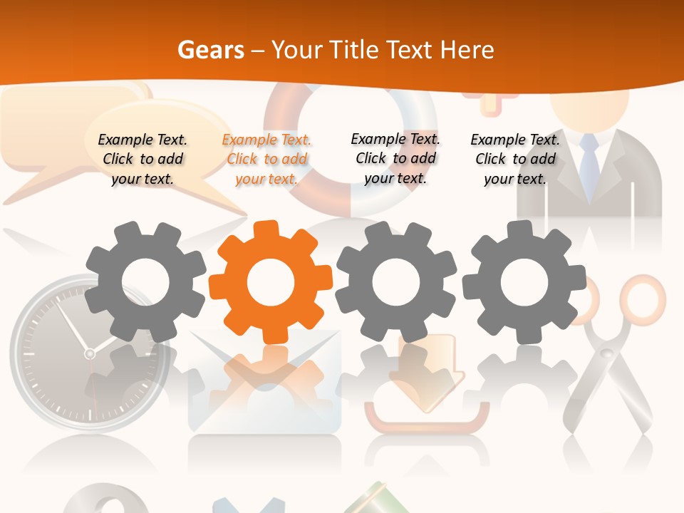 Vector Protection Colorful PowerPoint Template