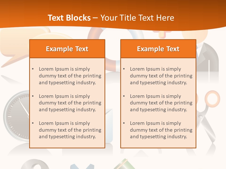 Vector Protection Colorful PowerPoint Template
