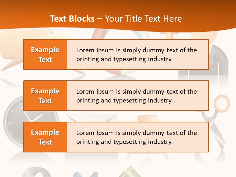 Vector Protection Colorful PowerPoint Template