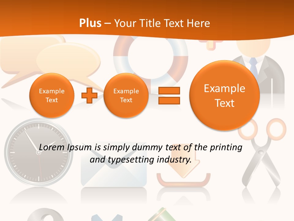 Vector Protection Colorful PowerPoint Template