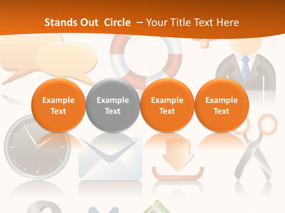 Vector Protection Colorful PowerPoint Template