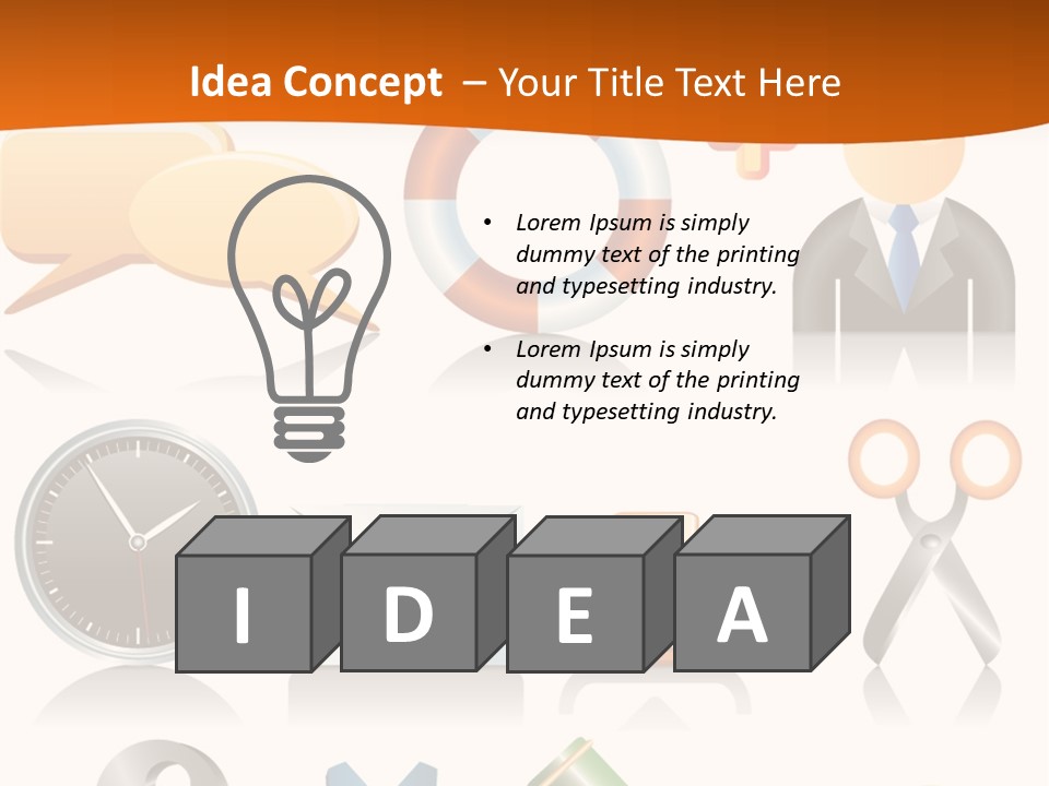 Vector Protection Colorful PowerPoint Template