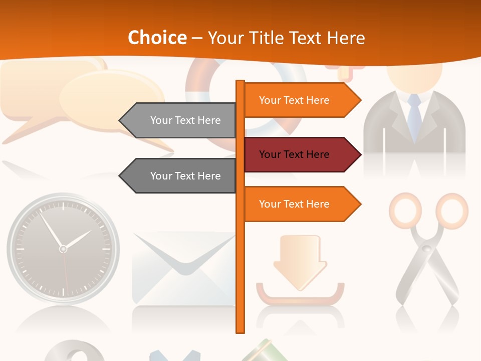 Vector Protection Colorful PowerPoint Template