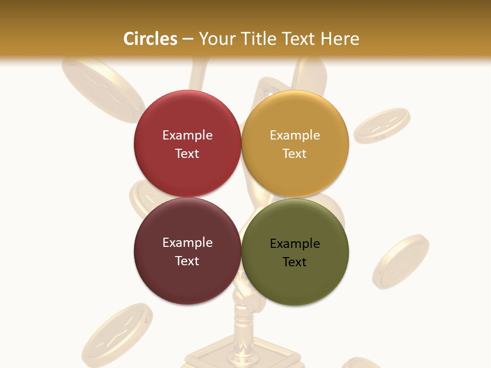 Die Coins Cgi PowerPoint Template