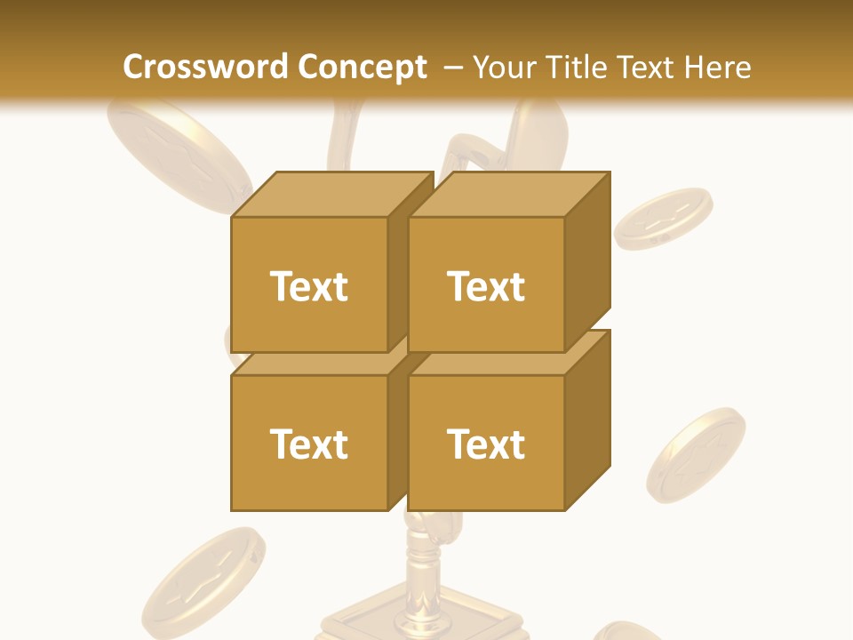 Die Coins Cgi PowerPoint Template