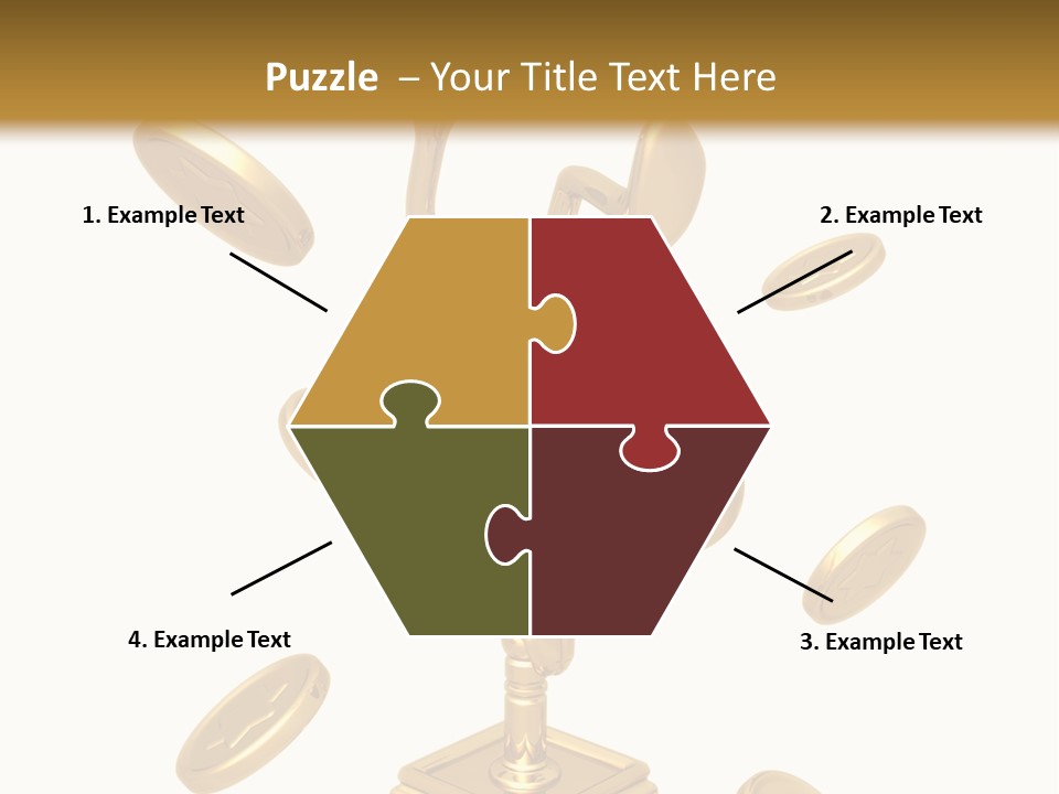 Die Coins Cgi PowerPoint Template