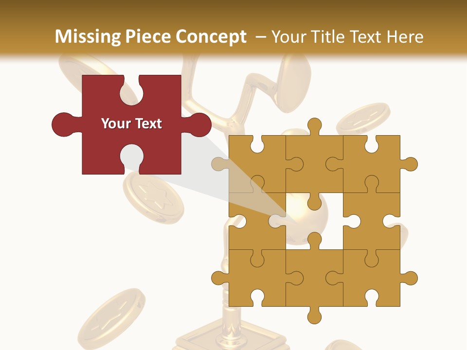 Die Coins Cgi PowerPoint Template