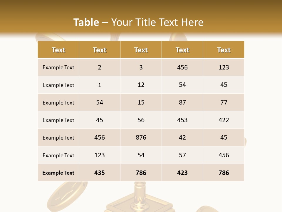 Die Coins Cgi PowerPoint Template
