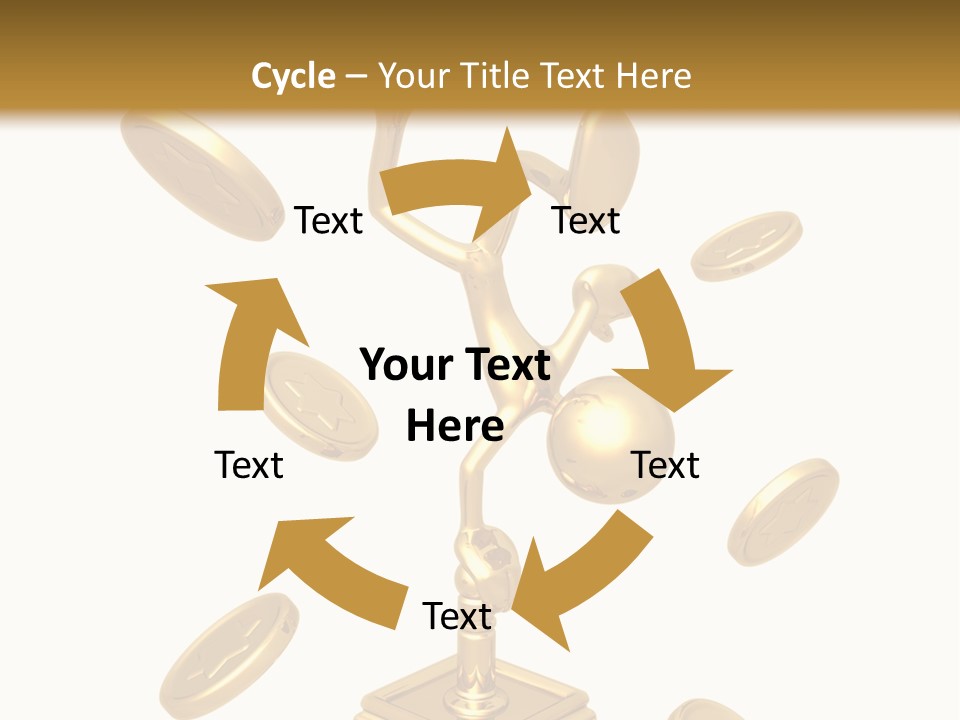 Die Coins Cgi PowerPoint Template