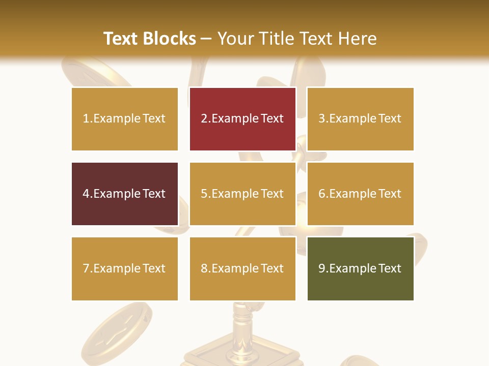 Die Coins Cgi PowerPoint Template