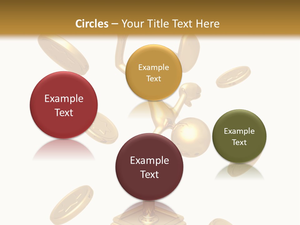 Die Coins Cgi PowerPoint Template