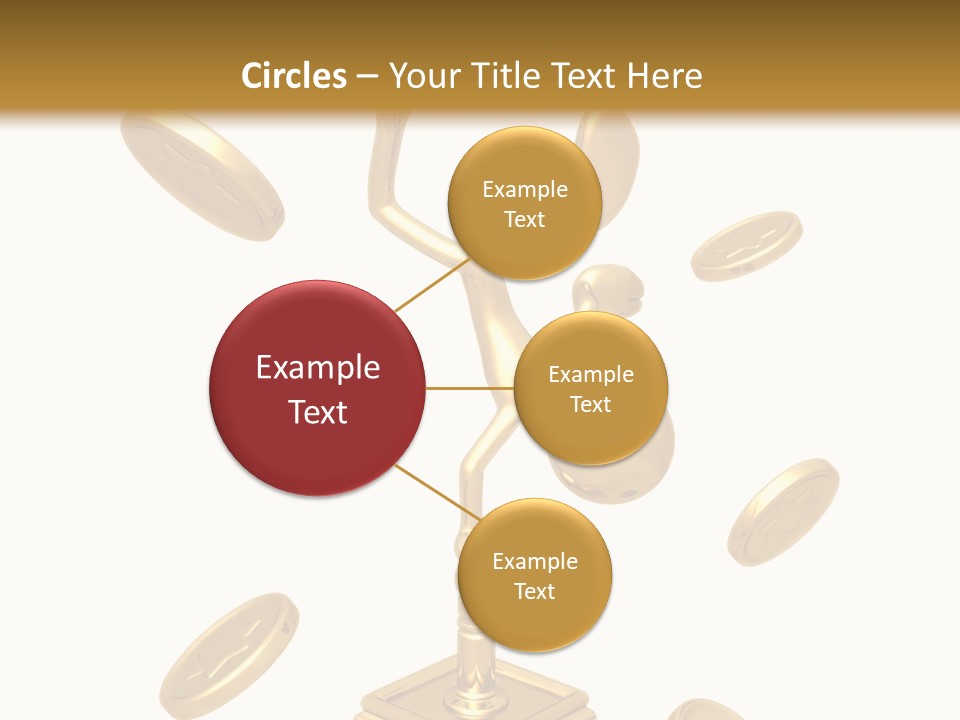 Die Coins Cgi PowerPoint Template