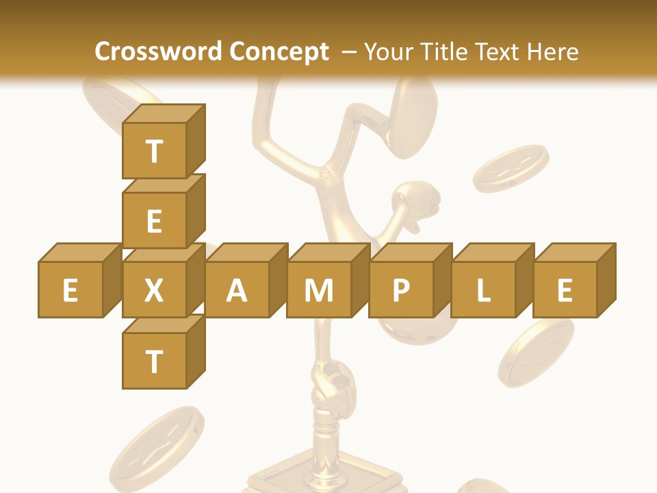 Die Coins Cgi PowerPoint Template