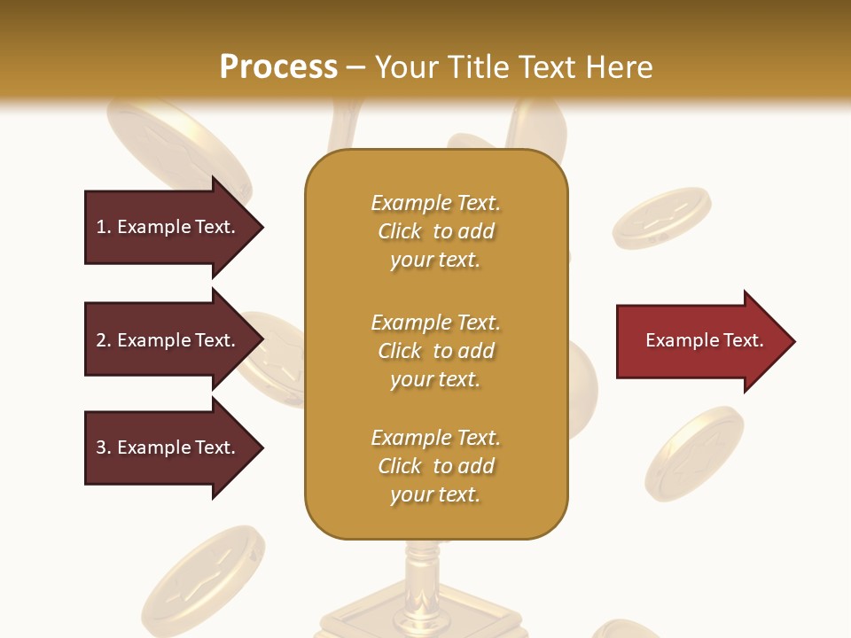 Die Coins Cgi PowerPoint Template