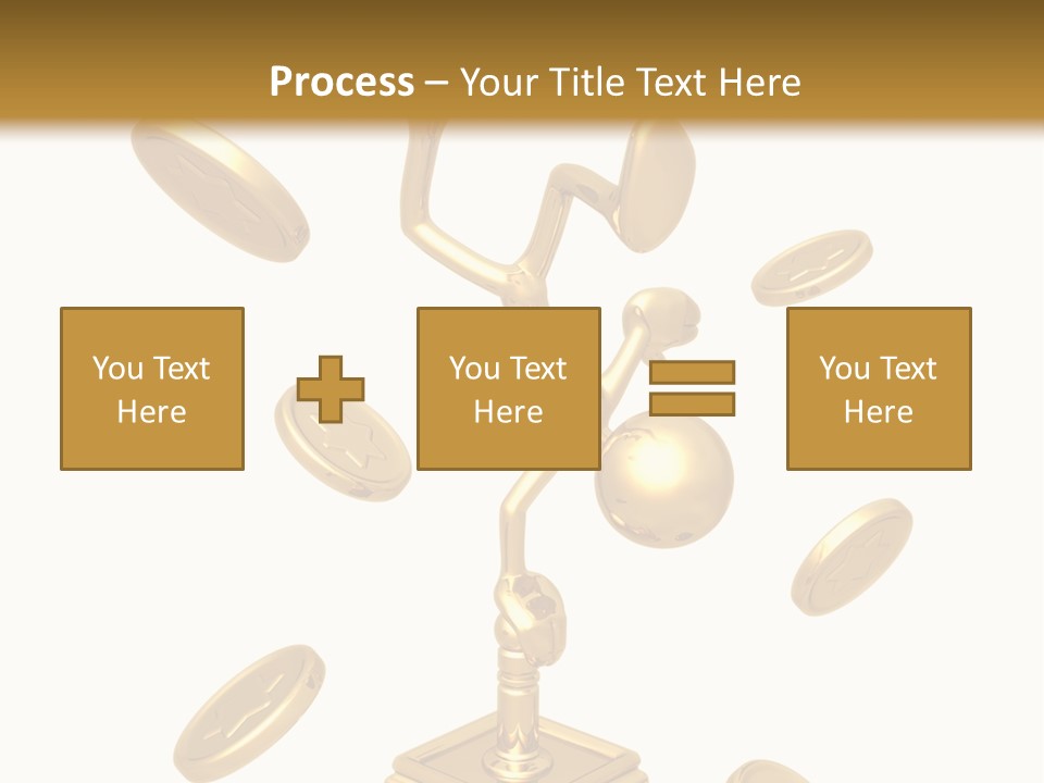 Die Coins Cgi PowerPoint Template
