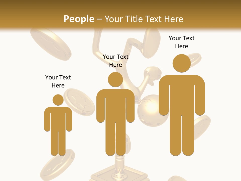 Die Coins Cgi PowerPoint Template