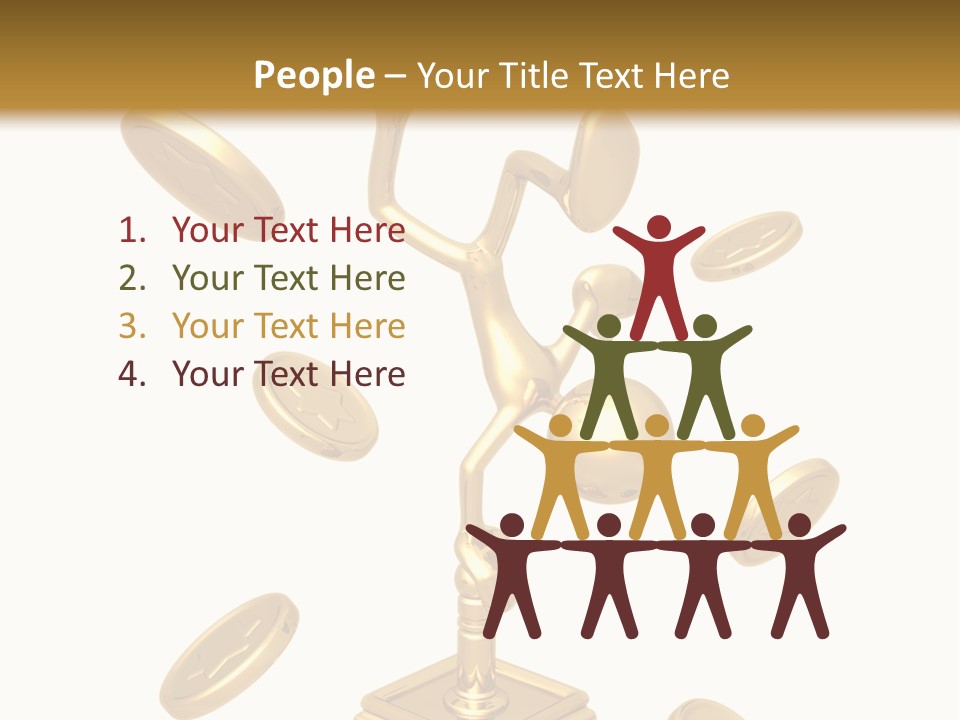 Die Coins Cgi PowerPoint Template