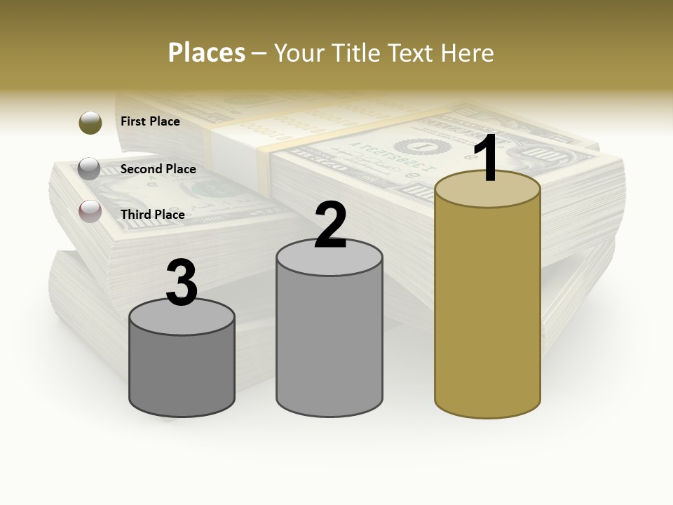 Green United Banking PowerPoint Template