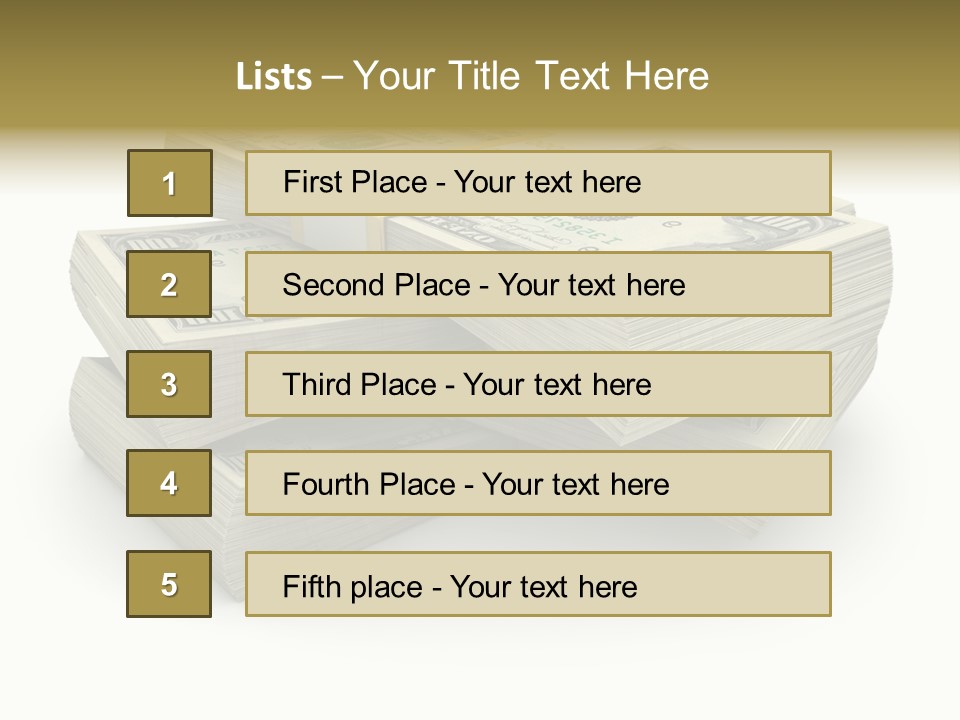 Green United Banking PowerPoint Template